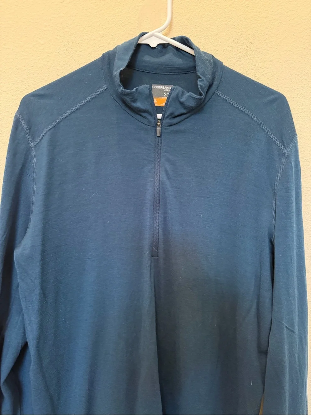 Icebreaker Merino 200 Navy Half-Zip Performance Pullover